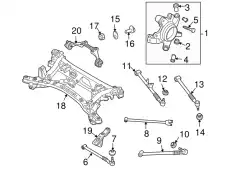 LINK(L),LATERAL F189-28-550A MAZDA