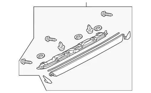 GARNISH,LIFT GATE GHK1-50-810C MAZDA