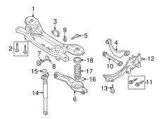 DAMPER REAR-USA BBN5-28-910C MAZDA