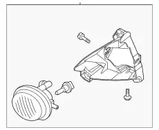 LAMP(L),F.FOG C597-51-690A MAZDA
