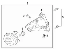 LAMP(L),F.FOG C597-51-690A MAZDA