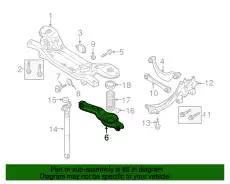 Рычаг подвески MAZDA B39D-28-300C