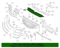 BUMPER(L),FRONT G46L-50-033-E4 MAZDA