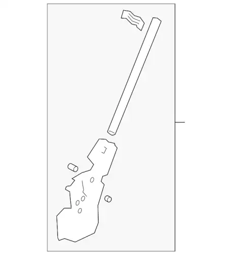 REINF(L).F.PILLAR NE51-71-24ZC MAZDA