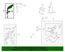 Ручка двери MAZDA LD48-73-410A-53
