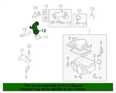 Патрубок воздушный L33X-13-220A MAZDA