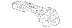 PE01-13-390 INSULATOR EX MANIF MAZDA