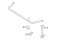 STABILIZER.FRONT F151-34-151A MAZDA