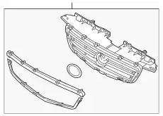 Решетка радиатора MAZDA LC62-50-710A