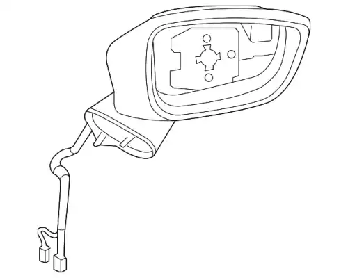BODY(L)DOOR MIRROR BHS2-69-181E MAZDA