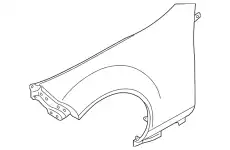 PANEL(L)FENDER FRT NE51-52-210C MAZDA