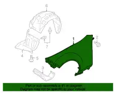 PANEL(L)FENDER FRT NE51-52-210C MAZDA