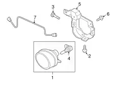 Фонарь задний MAZDA EH44-51-680B