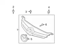 Решетка радиатора MAZDA GP9A-50-711A-06