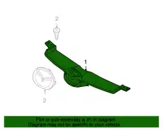 Решетка радиатора MAZDA GP9A-50-711A-08