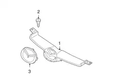 Решетка радиатора MAZDA GP9A-50-711A-08