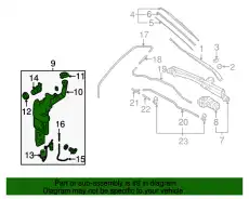 Бачок омывателя BP4N-67-480D MAZDA