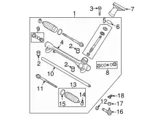 Рулевая рейка MAZDA KD31-32-119