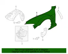 Крыло MAZDA FEY2-52-200