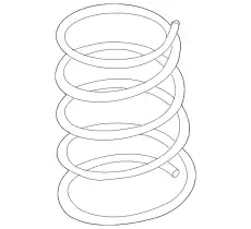 SPRING.COIL-FRONT TD76-34-011C MAZDA