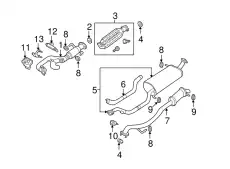 SILENCER.AFTER GY01-40-3A0C MAZDA