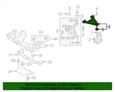 Рычаг подвески MAZDA NH42-34-250