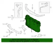 PANEL,SHROUD KA0M-53-110 MAZDA