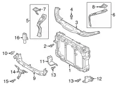 PANEL,SHROUD KA0M-53-110 MAZDA