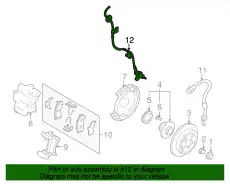 Датчик ABS MAZDA TA01-43-71YB