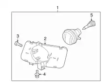 Фара противотуманная MAZDA BN8R-51-680C