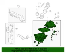 Фильтр воздушный MAZDA FP47-13-320C