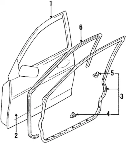 Подкрылок MAZDA BC1D-58-031A