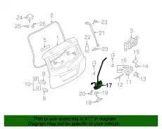 LOCK.LIFT GATE C243-62-310B MAZDA