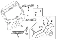 Решетка радиатора MAZDA KD46-50-810A-27