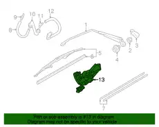 Мотор стеклоочистителя LC62-67-450A MAZDA