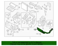 CORE.HEATER UNIT BJS7-61-A10A MAZDA