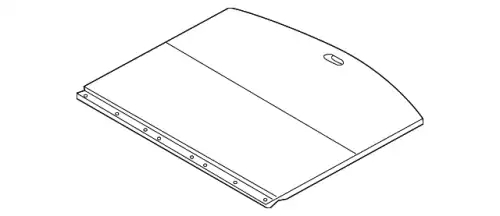 BOARD(C)TRUNK-USA KE40-68-83XB-02 MAZDA