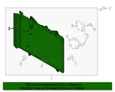 COWLING,RADIATOR PEHH-15-210 MAZDA