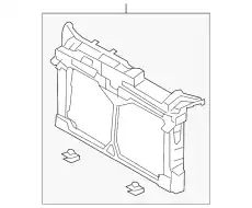 Панель передняя пластм GS3L-53-110E MAZDA