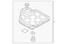 Поддон картера двигателя MAZDA N3Y3-10-400A
