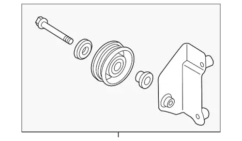 PULLEY.IDLE Z601-15-930A MAZDA