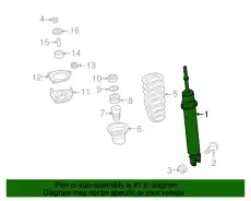 DAMPER FRONT F190-34-700A MAZDA