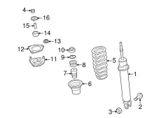 DAMPER FRONT F190-34-700A MAZDA