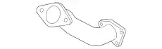 PIPE.EXHAUST-FRONT L3P4-40-500 MAZDA