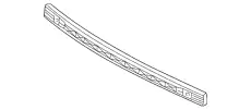 Усилитель бампера MAZDA LC62-50-071B