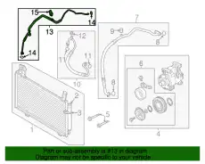 PIPE.COOLER BJS7-61-46X MAZDA