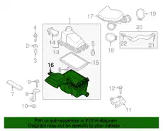 Фильтр воздушный MAZDA CY01-13-Z02D