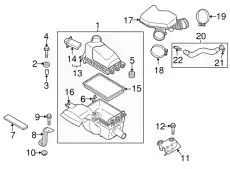 Фильтр воздушный MAZDA CY01-13-Z02D