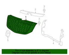 Решетка радиатора MAZDA ZZC0-50-710