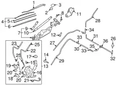 LINK WIPER TD12-67-360 MAZDA